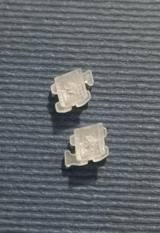 Small detailed ceramic 3D printed parts