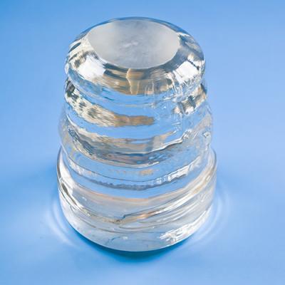 Transparent sapphire crystal boule